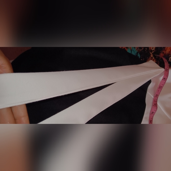 Vfshow Vfemage Women's 2 piece, tie waisted dress, Black and White, XS - Picture 9 of 9